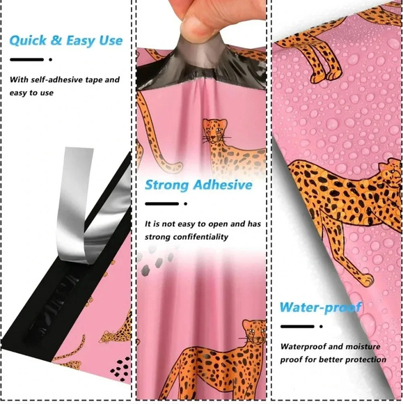 Poly Mailer 10x13 Inch 100 Pcs, Waterproof and Tear-Resistant Shipping Bags for - Picture 3 of 7